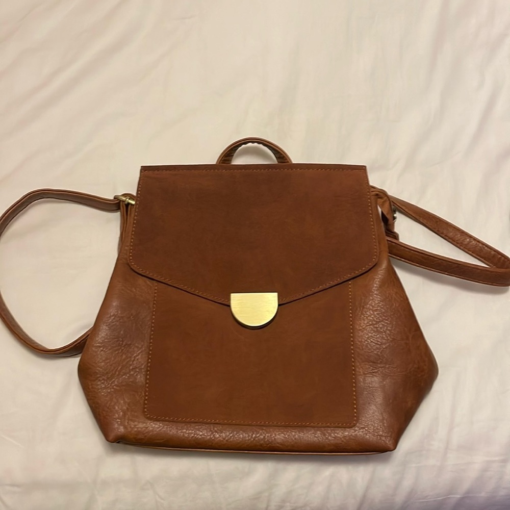 Women’s backpack purse faux leather
